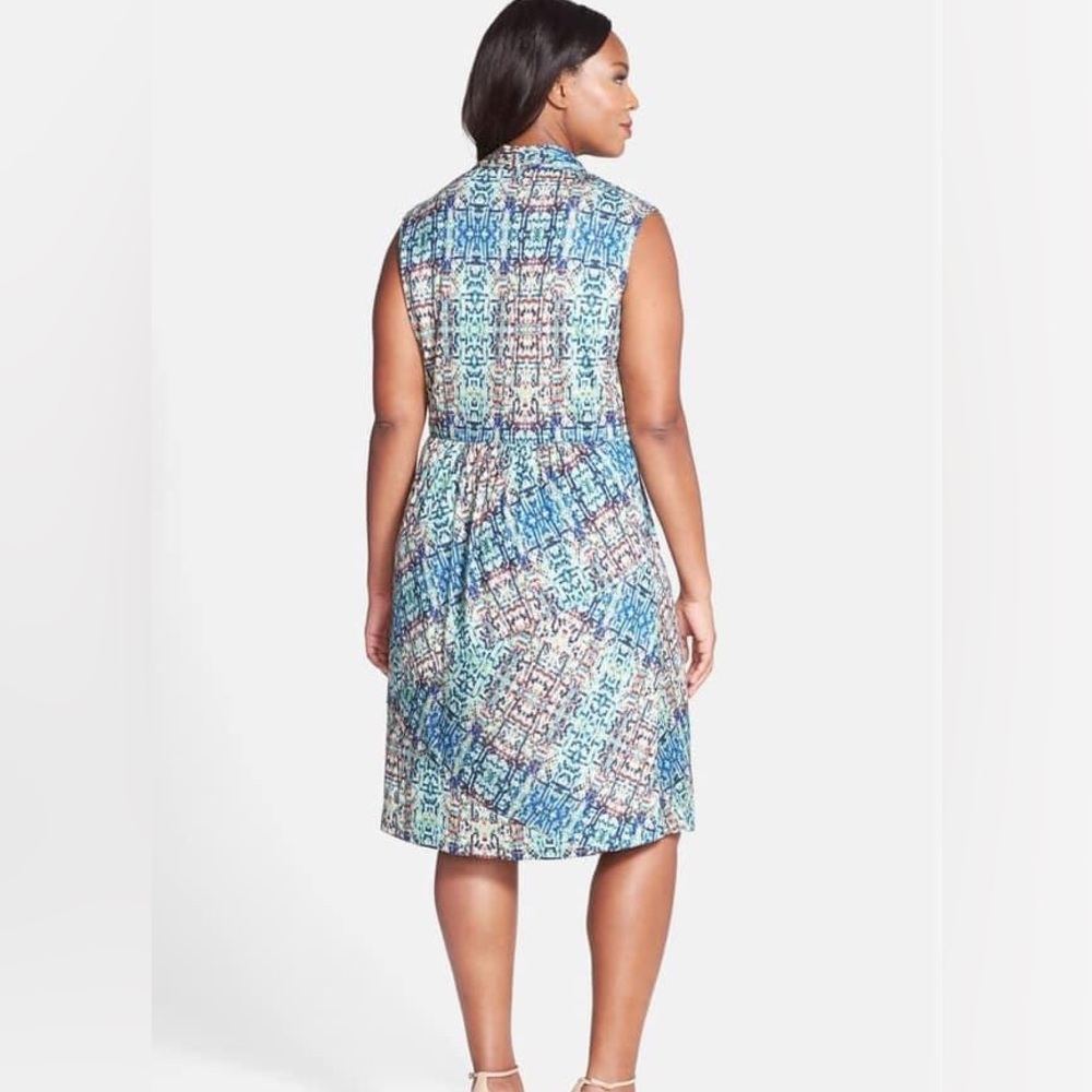 NWT NIC+ZOE ‘Urban Safari’ surplice dress—Size 3X - Picture 3 of 4